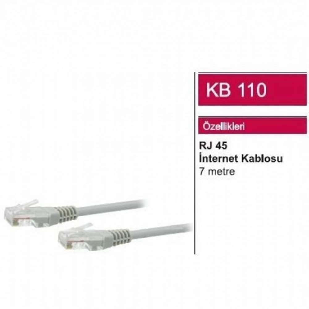 RJ 45 İnternet Kablosu  7 MT 10 Adet Fiyatı