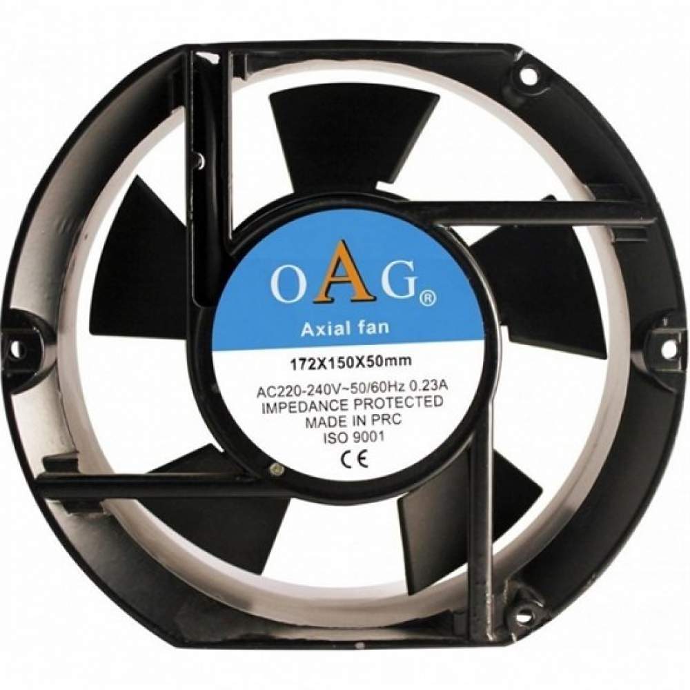 172X150X50 220V Oval Fan Rulmanlı