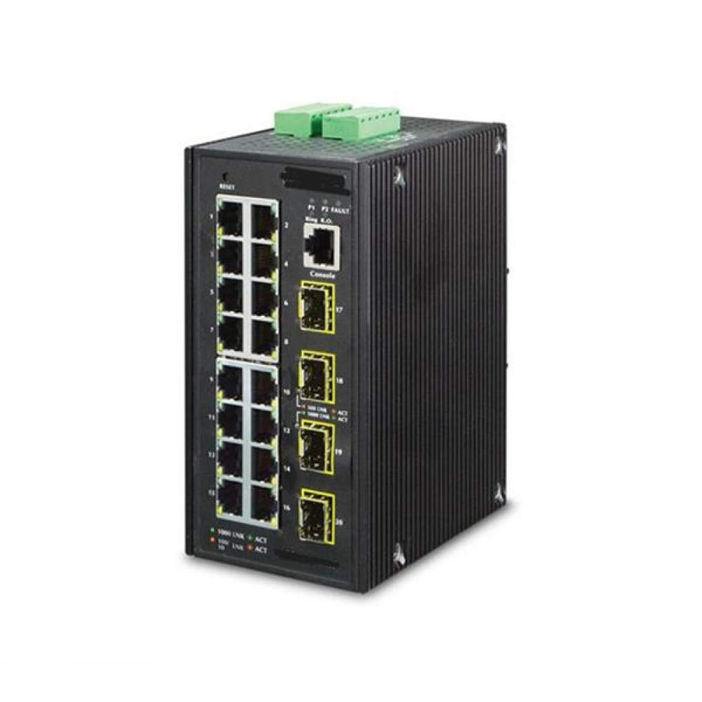 Vatkon 10/100 Mbps 2 Fiberoptik 6 Elektrik Girişli Endüstriyel Ethernet Switch