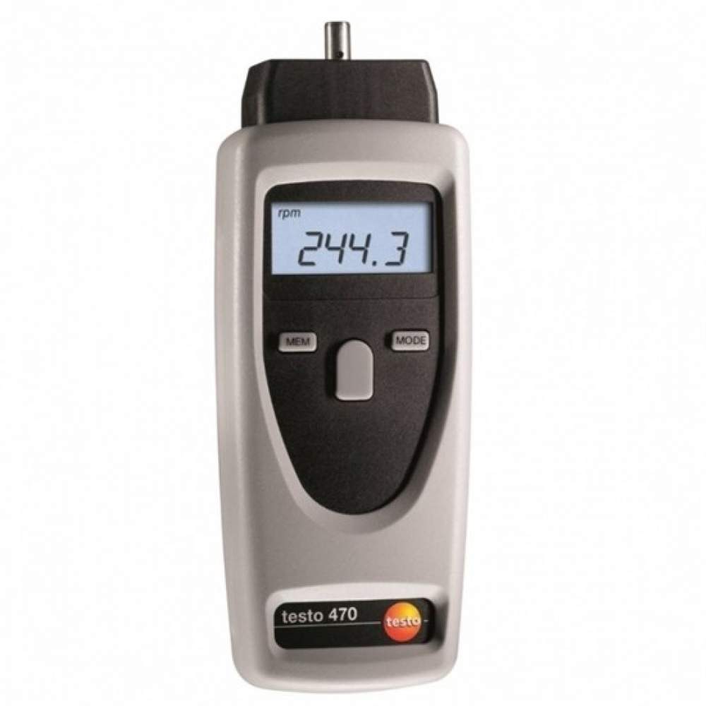 Testo 470 Temaslı Temassız Takometre Devir Ölçer