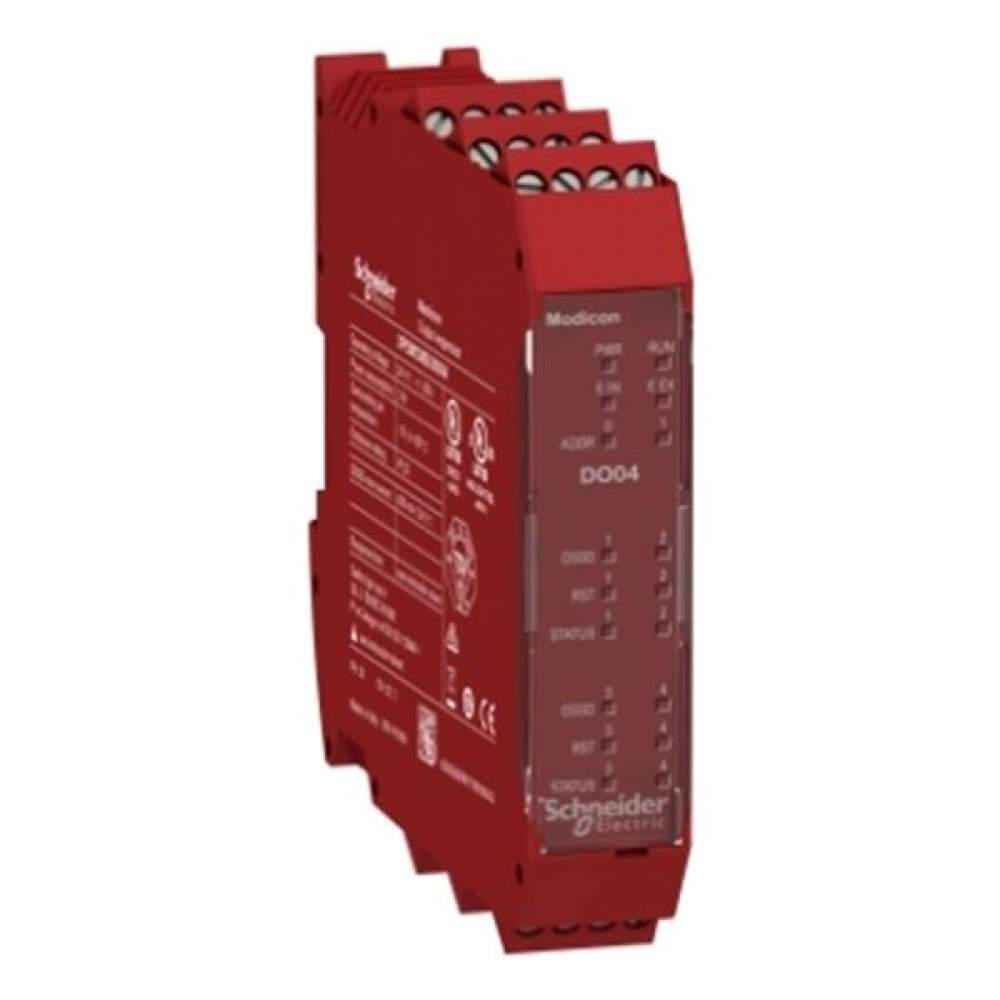 Schneider Electric XPSMCMDO0004 4 Digital Output Pairs Expansion Modules With Screw Term