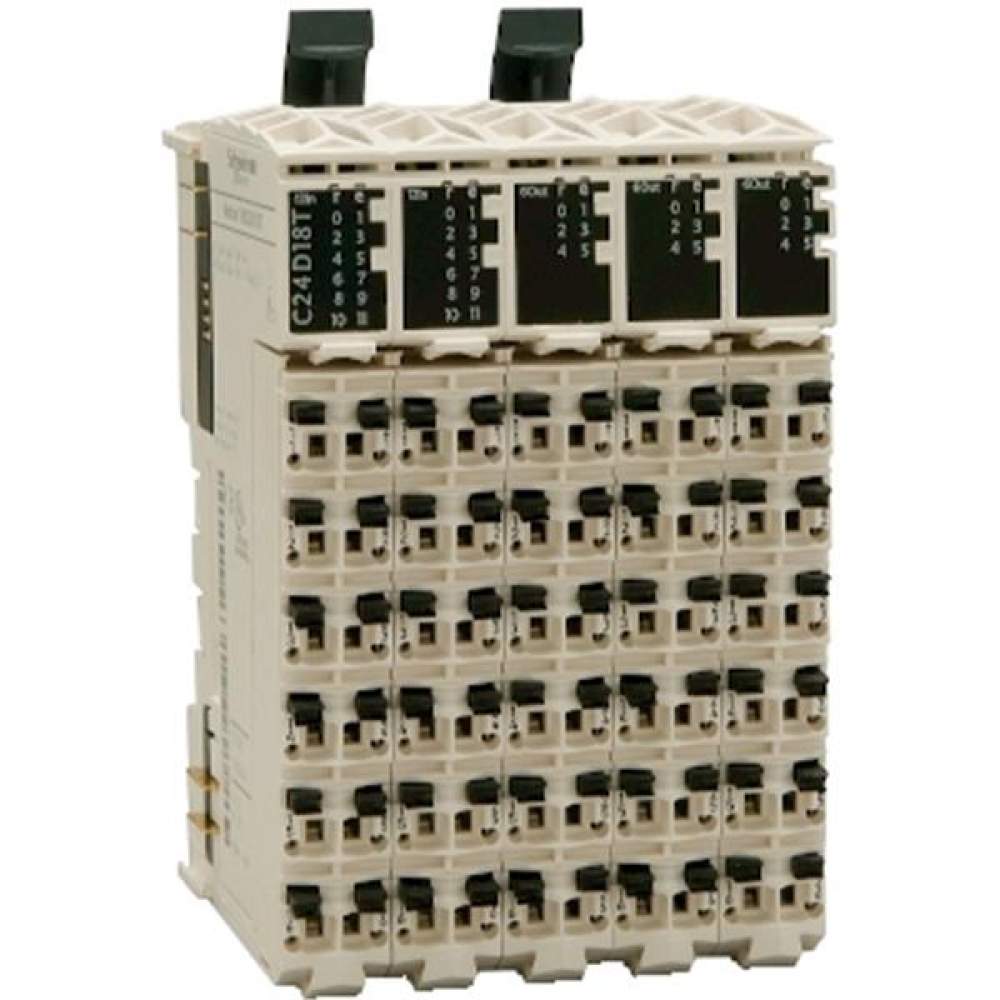 Schneider Electric , TM5C12D8T,  Kompakt G/Ç Genişletme Bloğu Tm5 - 20 G/Ç - 12 Dı - 8 Do Transistör