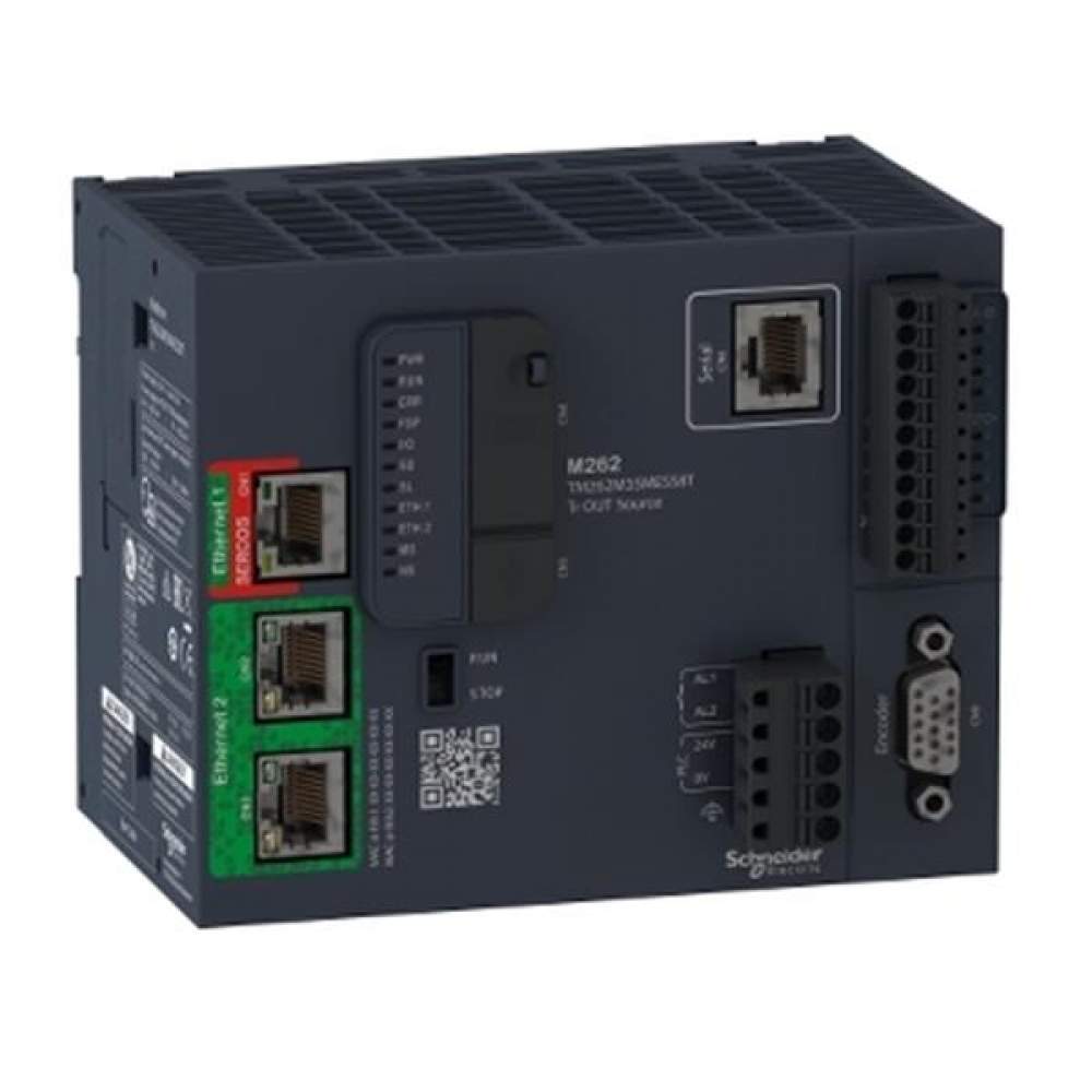 Schneider Electric , TM262M35MESS8T-TM262 Motion Kontrol Cihazı, Lojik/Motion Kontrol Cihazı Modicon M262,Tm262m..., 3Ns/İnst 16 Ax. Eth. Sercos 3