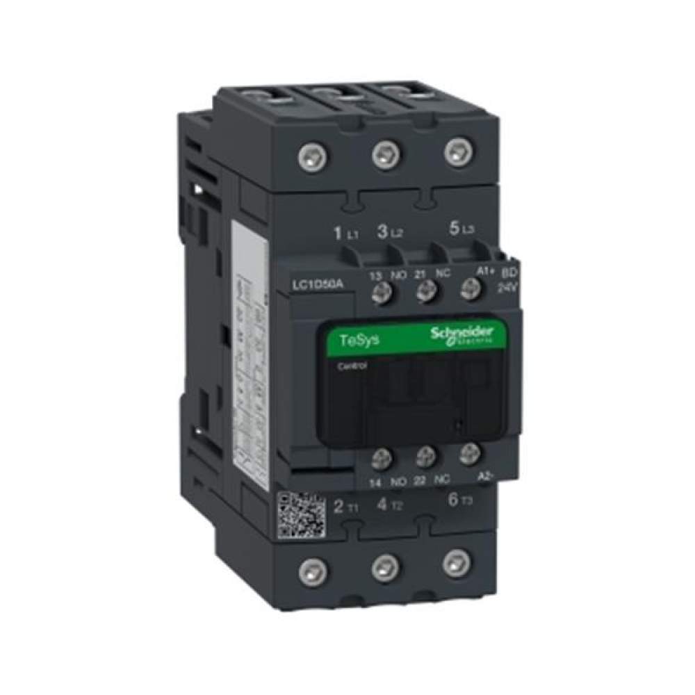 Schneider Electric  LC1D50ABD  Tesys D Kontaktör 3P 50AAC3 24VDC