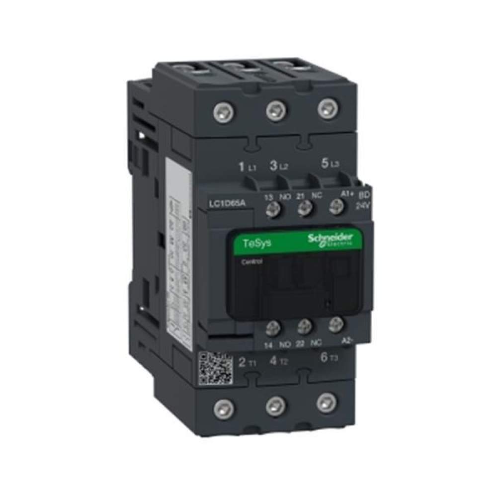 Schneider Electric LC1D65ABD  Tesys D Kontaktör 3P 65A AC3 24VDC