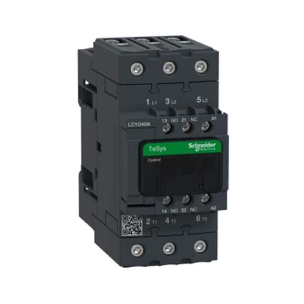 Schneider Electric LC1D40AM7 -Tesys D Kontaktör 3P 40A AC3 220VAC