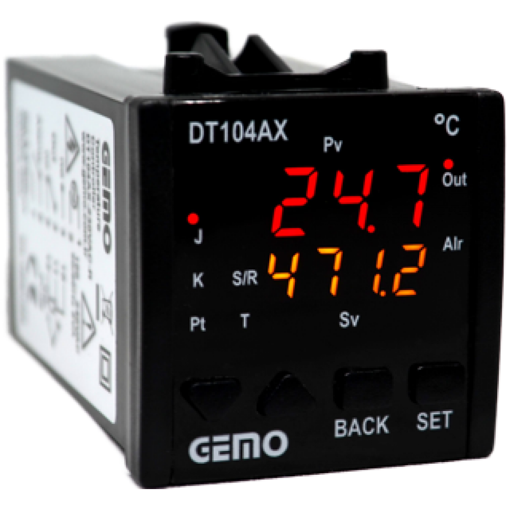 GEMO DT104AX-24V-R DİJİTAL TERMOSTAT 20..32VDC/14..28VAC