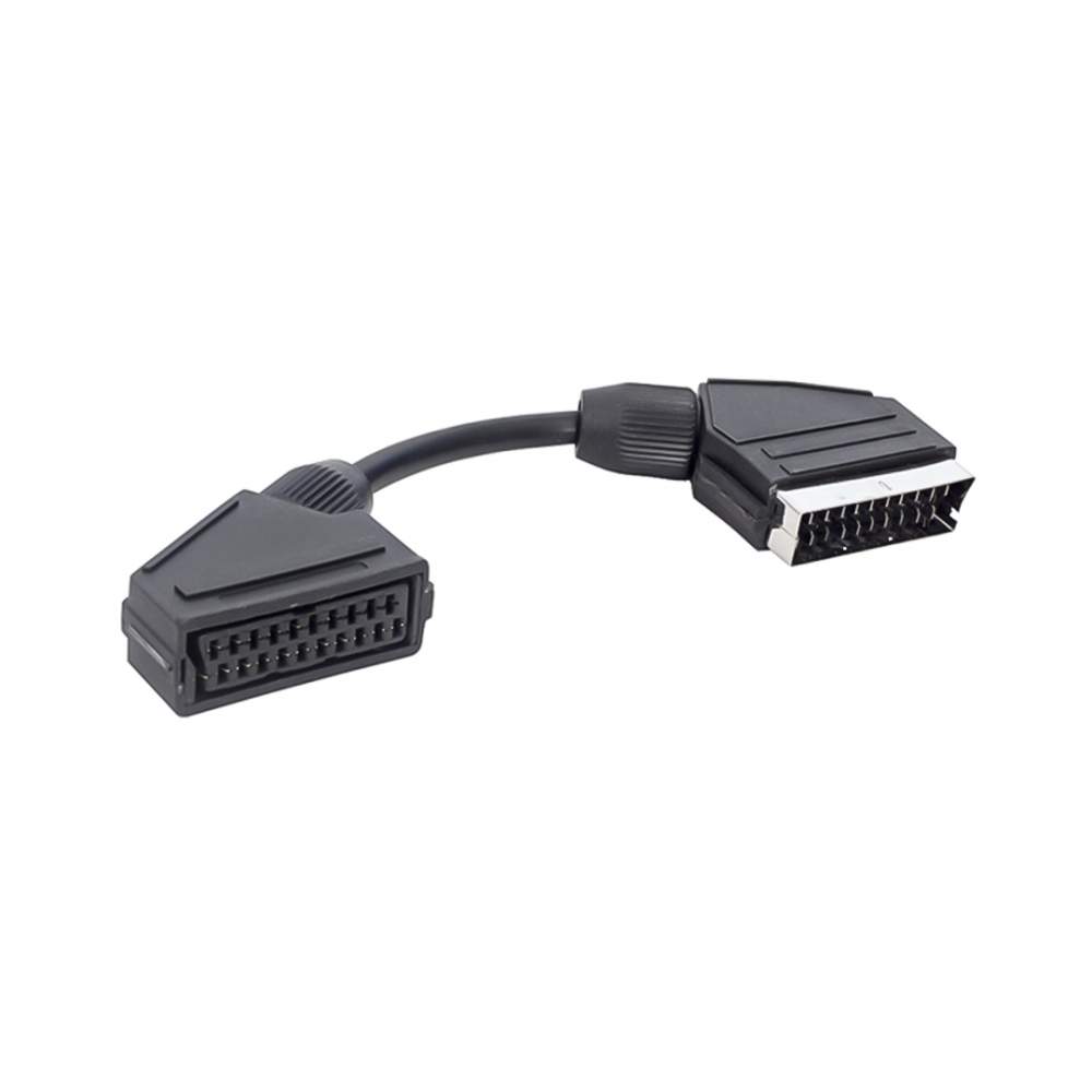 ELEKTROMER SCART ERKEK SCART DİŞİ 20 CM ARA KABLO ShopZum