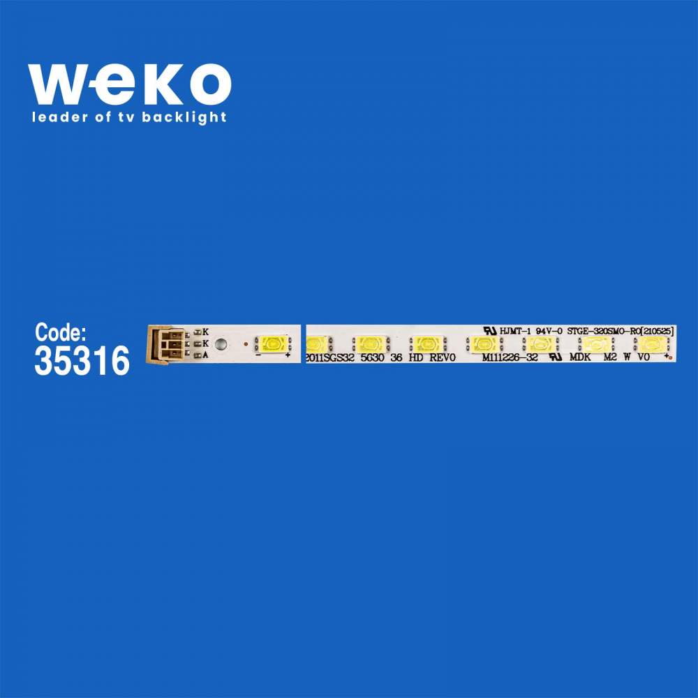 WKSET-6133 35316X2 32INCH-HD-36 - G1GE-320SM0-R2 2 ADET LED BAR (36LED)