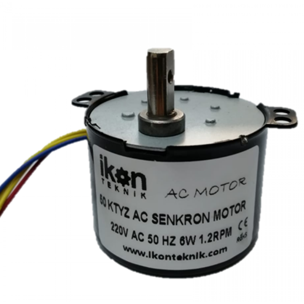 1 2 Rpm 6W Ac Senkron Motor 50 Ktyz Viyol Motor