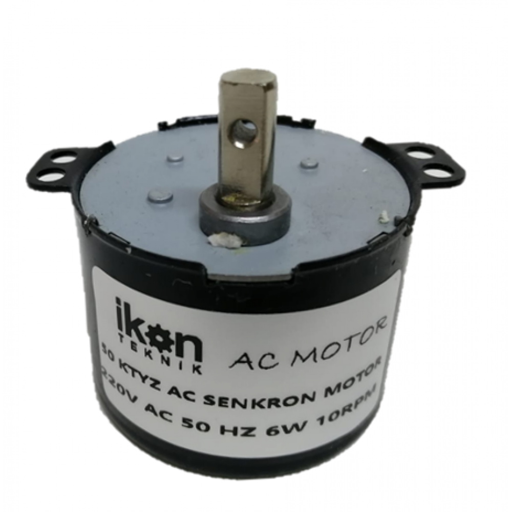 220V 10 Rpm 6W Ac Senkron Motor Viyol Motoru