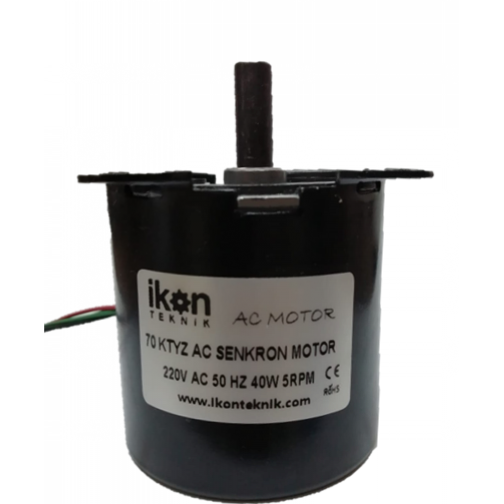 5Rpm 40W 70Ktyz Ac Senkron Motor