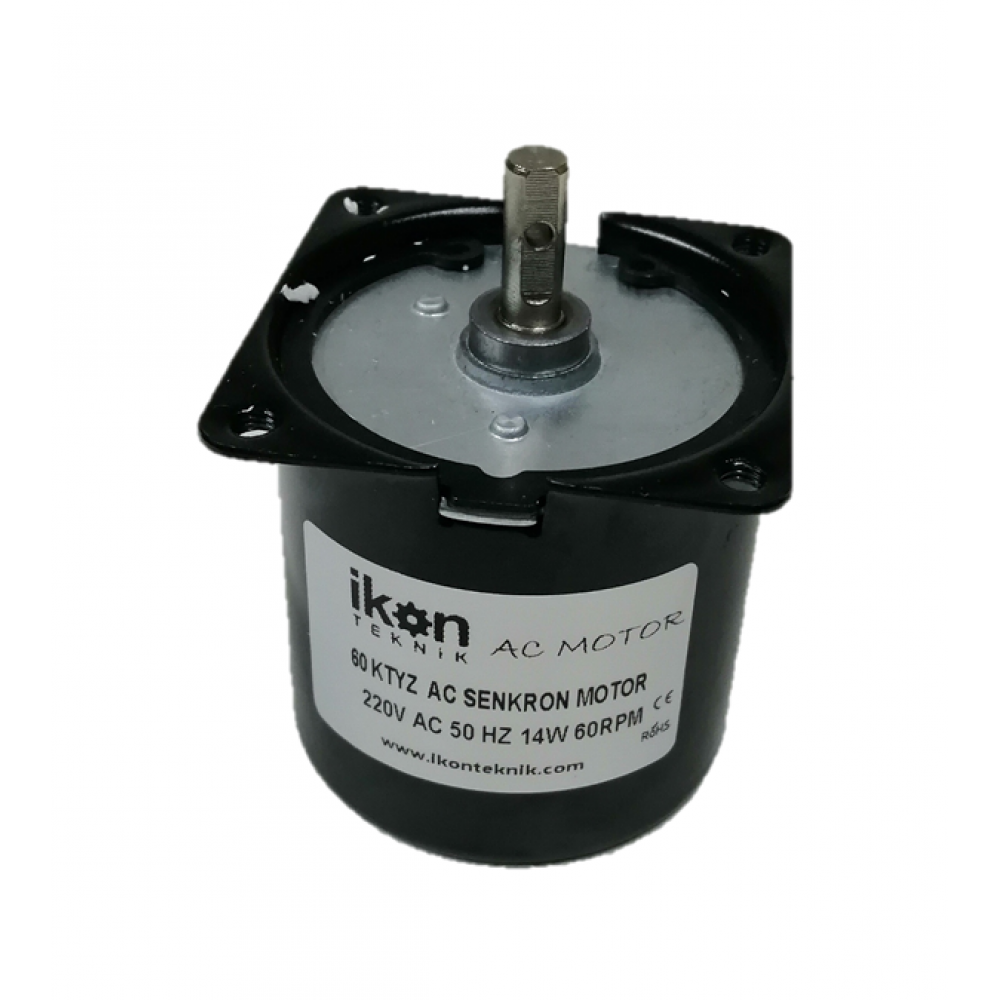 60RPM 14W 60KTYZ AC Senkron Motor