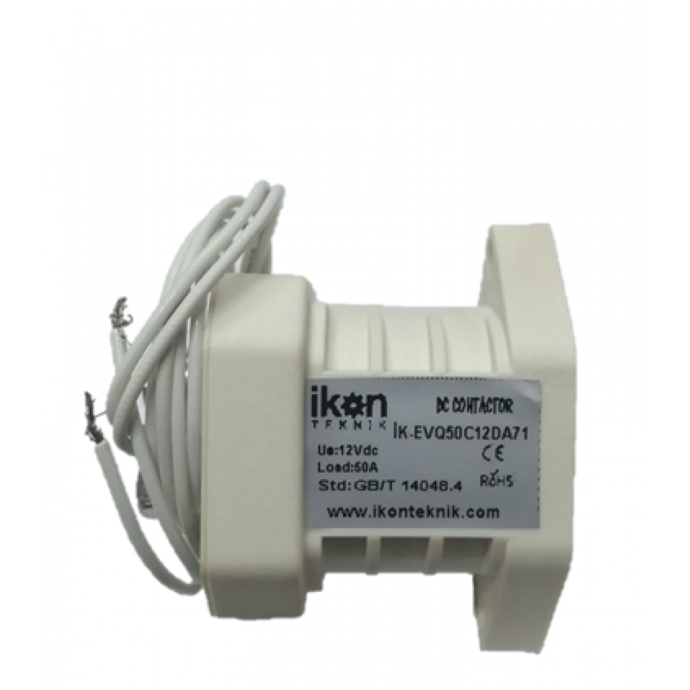 Evq50C12Da71 Kontaktör 50A 12 750V Spst No Yardımcı Kontak