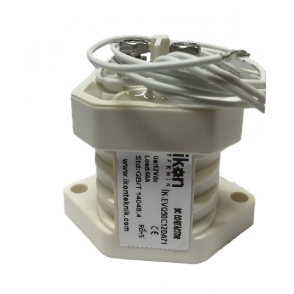 Evq50C12Da71 Kontaktör 50A 12 750V Spst No Yardımcı Kontak