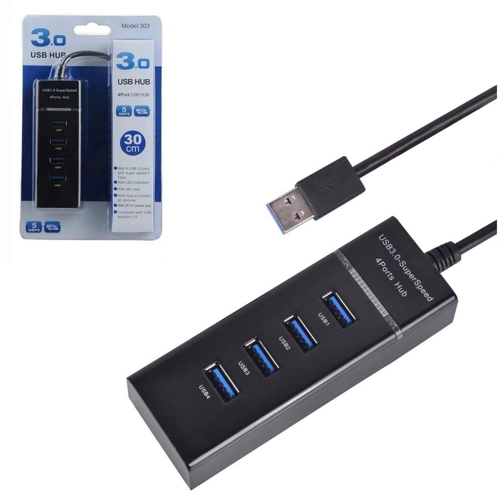 Usb 3.0 Hub Çoklayıcı 4 Port Gabble Gab-up430