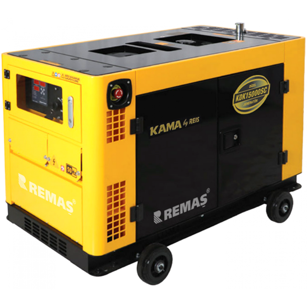 Kama KDK15000SC Marşlı 15 kVA Kabinli Dizel Jeneratör