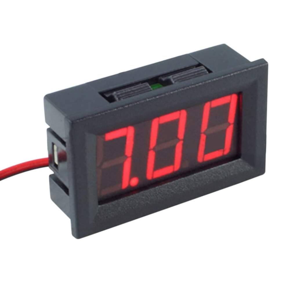 0.56 İnch Dc 0-30V Panel Tip Dijital Kırmızı Voltmetre Kırmızı N11.379