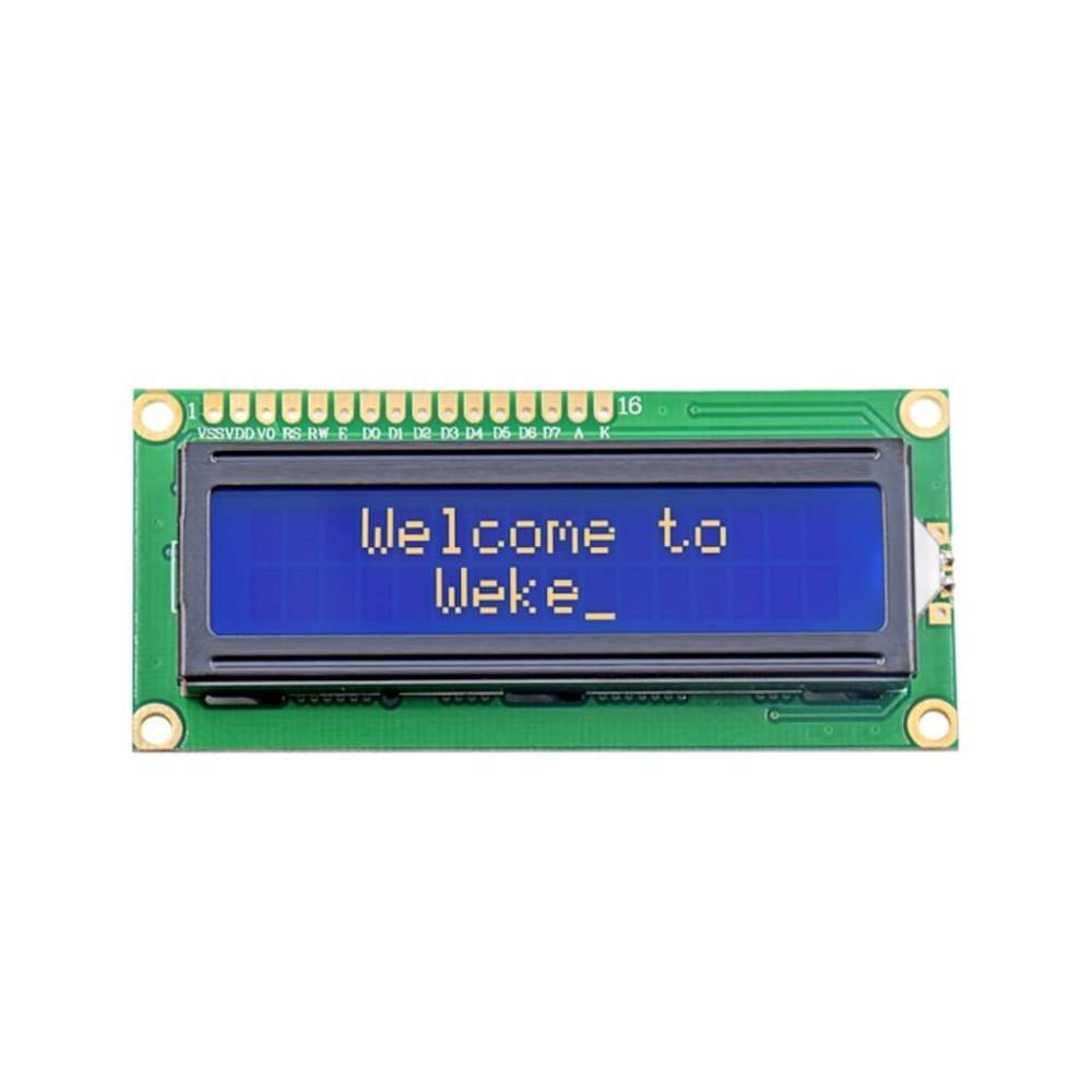 16X2 Arduino Mavi Aydınlatmalı Lcd Ekran Raspberry Pıc 2 X16