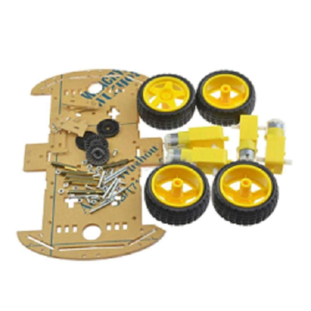 Arduino 4Wd Robot Araba Platformu Kiti Seti, Proje Set Platform N11.1479