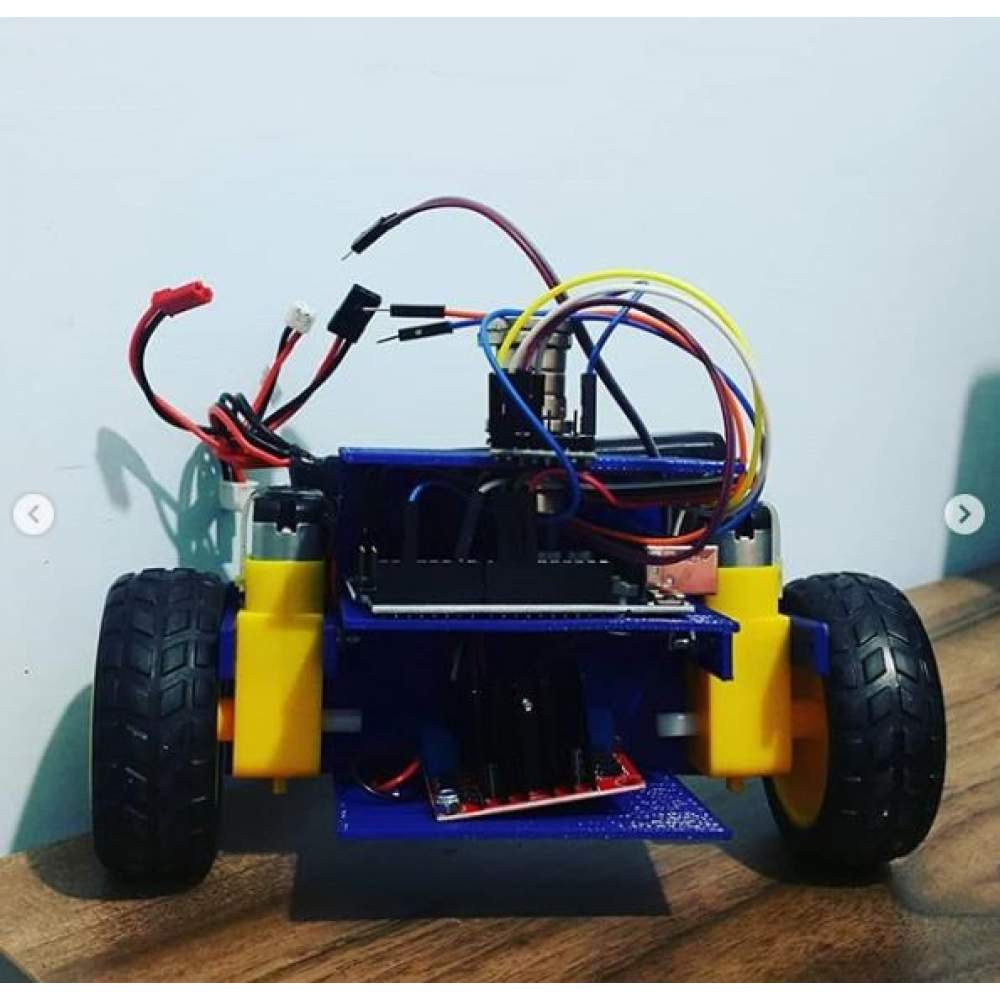 Arduino İle Dengede Duran Robot Yapılmış (Kurulu) Self Balancing