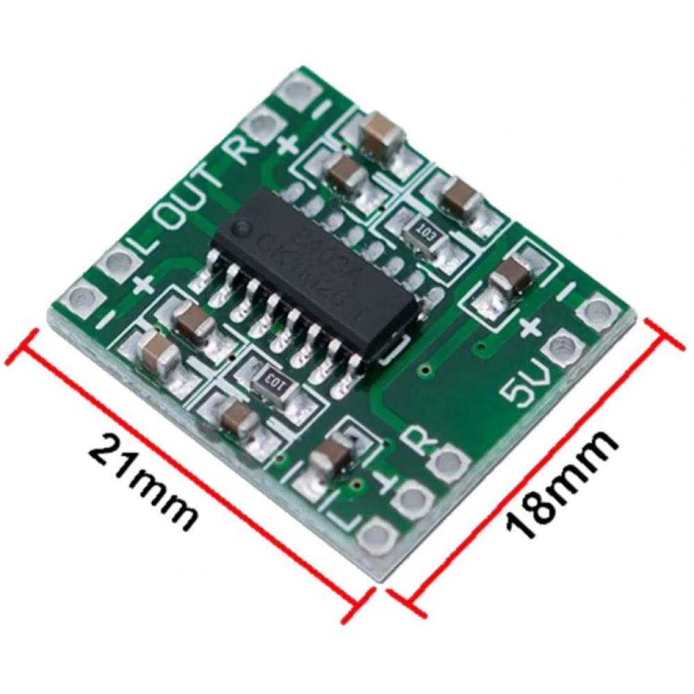 Pam8403 2X3W Stereo Ses Amfilikatörü 5V Mini Amfi Ses  Yükseltici