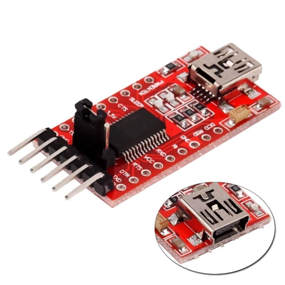 Usb To Ttl Çevirici Modül Ft232Rl Arduino Yeni + 5 Pin Kablo