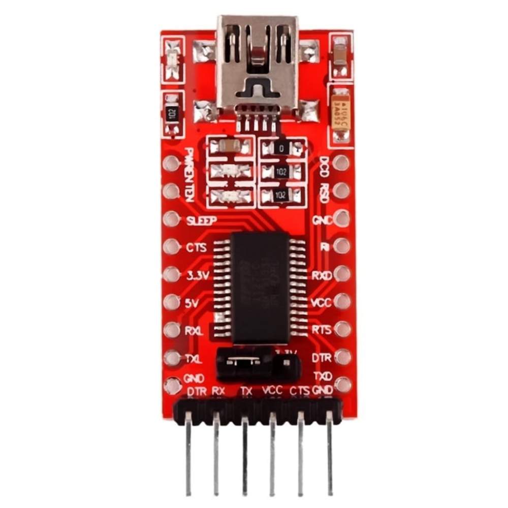 Usb To Ttl Çevirici Modül Ft232Rl Arduino Yeni + 5 Pin Kablo