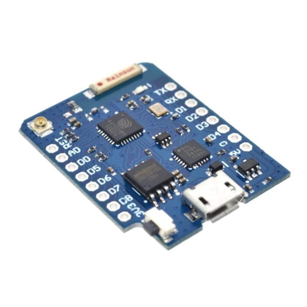 Wemos D1 Mini Pro V1.1.0 Esp8266 16M Bayt (128M Bit) Flaş