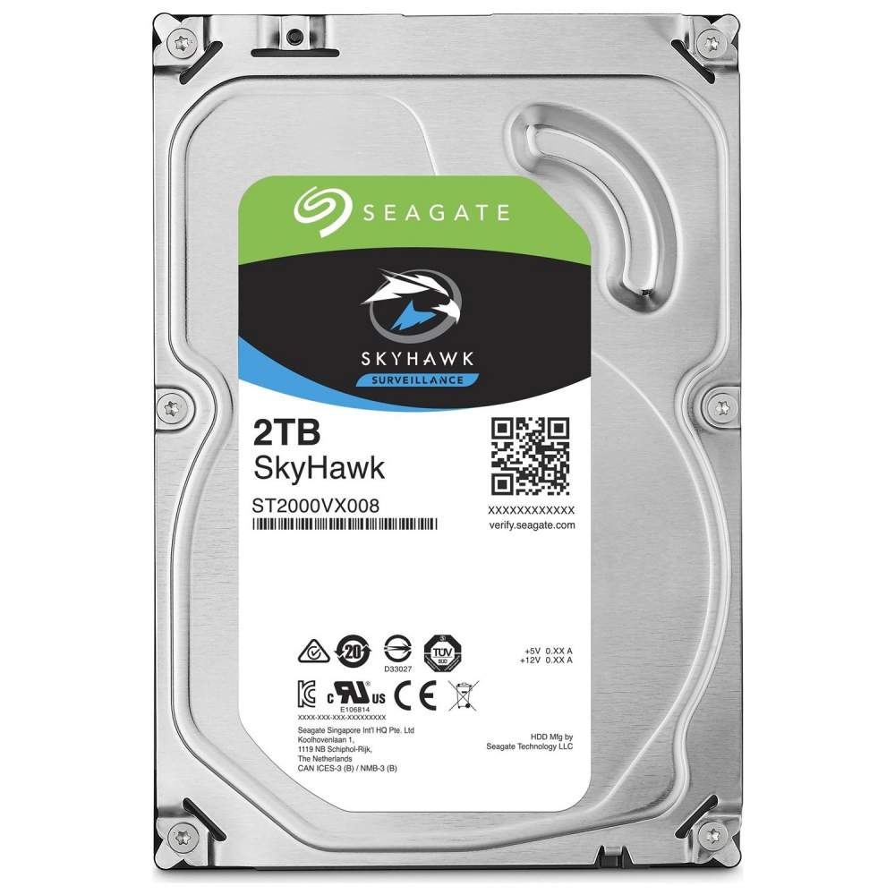 Seagate SkyHawk ST2000VX008 2 TB 5900 RPM 64 MB SATA 3 HDD