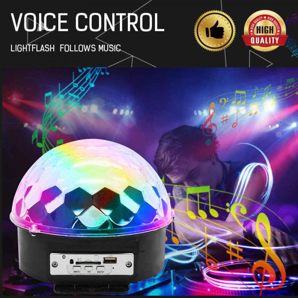 Müzikçalar Led Renkli Disko Topu Projeksiyon Usd-Sd Bluetooth Led