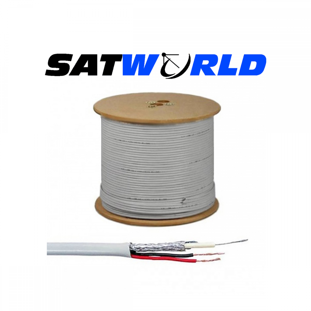 Satworld 250M 0.22x2+1 Kamera Güvenlik Kablosu